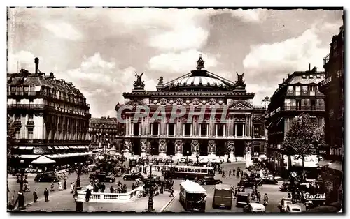 Paris - 9 - L&#39Opera - automobiles - Ansichtskarte AK