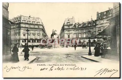 Paris - 1 - La Place des Victoires - Ansichtskarte AK