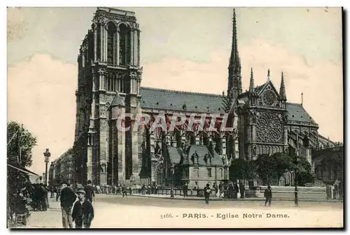 Paris - 4 - Eglise Notre Dame - Cartes postales