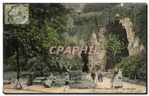 Paris - 19 - Parc du Buttes Chaumont - La Grotte Nourrice Nourrices - Ansichtskarte AK