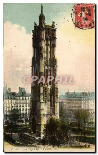 Paris - 4 - La Tour Saint Jacques Cartes postales