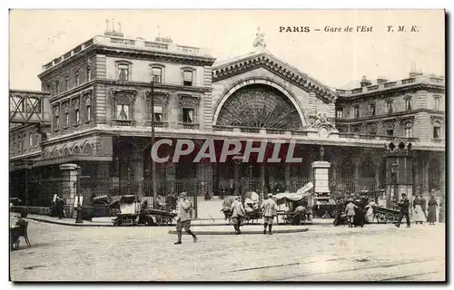 Paris - 10 - Gare de l&#39Est Cartes postales