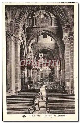 Le Puy - Interieur de la Cathedrale - Cartes postales