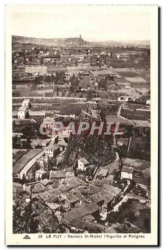 Le Puy - Rocher St Michel l&#39Aiguille et Polignac - Cartes postales