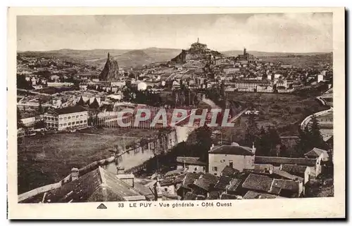 Le Puy - Vue Generale - Cote Est - Cartes postales