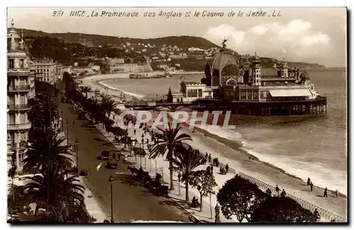 Nice - La Promenade des Anglais et le Casino de la Jetee - Ansichtskarte AK