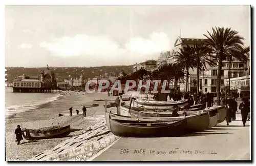 Nice - Le Quai - bateau - boat - Ansichtskarte AK