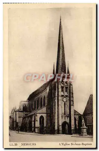 Nemours - L&#39Eglise Saint Jean baptiste - Cartes postales