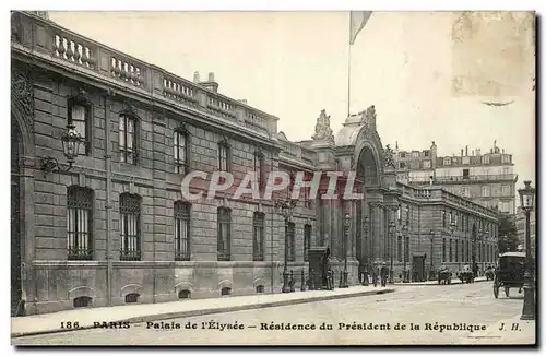 Paris - 8 - Palais de L&#39Elysee - Residence du President de la Republique - Ansichtskarte AK