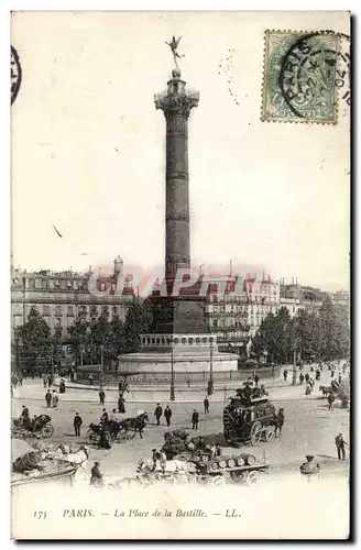 Paris - 11 - La Place de la Bastille - Cartes postales