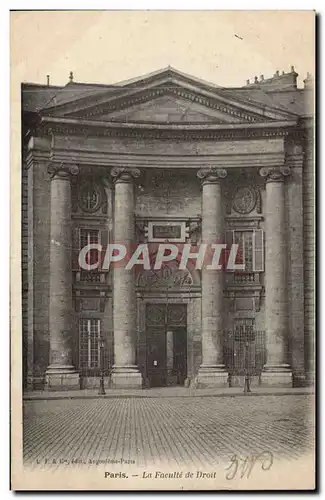 Paris - 6 - La Faculte de Droit - Cartes postales