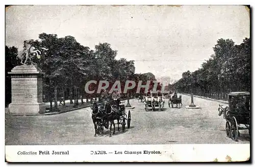 Paris - 8 - Les Champs Elysees - Collection Petit Journal - cheval - horse - Ansichtskarte AK