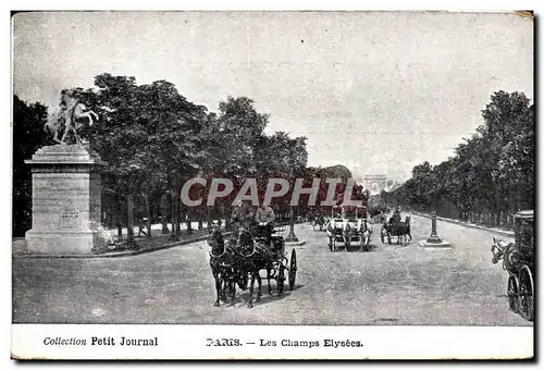 Paris - 8 - Les Champs Elysees - Collection Petit Journal - cheval - horse - Ansichtskarte AK