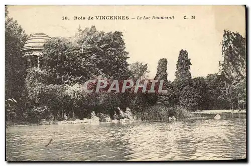 Paris - 12 - Bois de Vincennes - Le Lac Daumesnil - Ansichtskarte AK