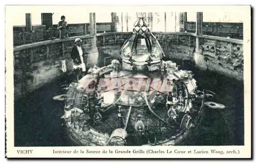 Vichy - Interieur de la Source de la Grande Grille - Cartes postales