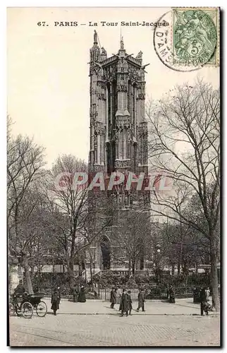 Paris - 4 - Tour Saint Jacques - Cartes postales