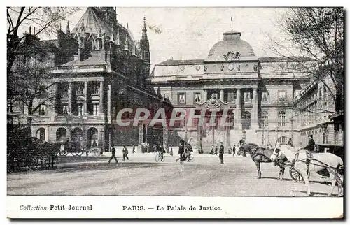 Paris - 1 - Le Palais de Justice - Collection Petit Journal - cheval - horse - Ansichtskarte AK