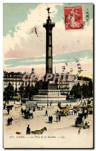 Paris - 11 - Place de la Bastille - Cartes postales