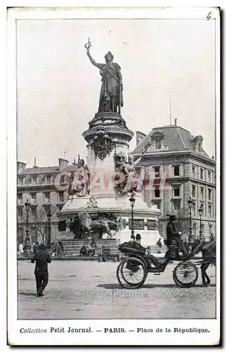 Paris - 10 - Place de la Republique - Collection Petit Journal - automobile - Ansichtskarte AK