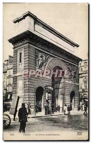 Paris - 10 - La Porte Saint Martin Cartes postales