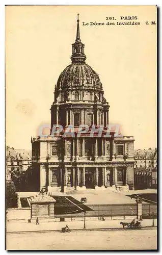 Paris - 7 - Le Dome les Invalides - - Ansichtskarte AK