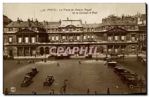 Paris -1 - La Place du Palais Royale et le Conseil d&#39Etat - Ansichtskarte AK