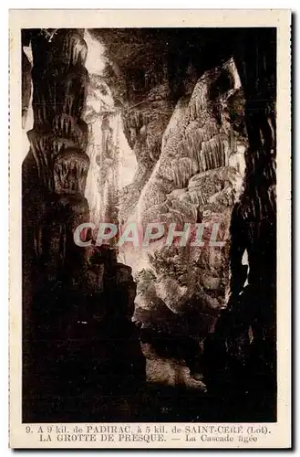 Environs de Padirac et Ceres - La cascade agee - Cartes postales