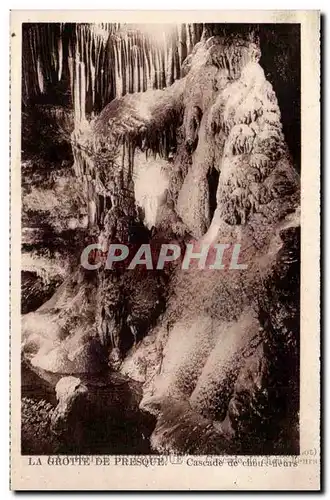 Envions de Padirac et Ceres - La Grotte de Presque - Cascade de choux fleurs - Ansichtskarte AK