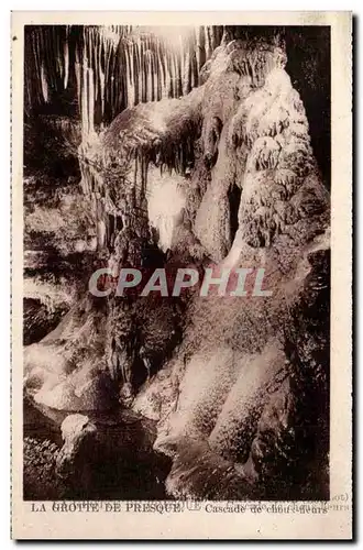 Envions de Padirac et Ceres - La Grotte de Presque - Cascade de choux fleurs - Cartes postales