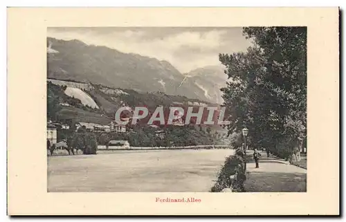 Austriche - Austria - Oesstereich - Tyrol - Tirol - Ferdinand Allee - Ansichtskarte AK