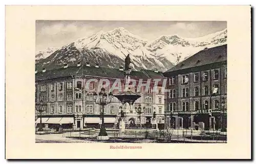 Austriche - Austria - Oesstereich - Tyrol - Tirol - Rudolfsbrunnen Ansichtskarte AK