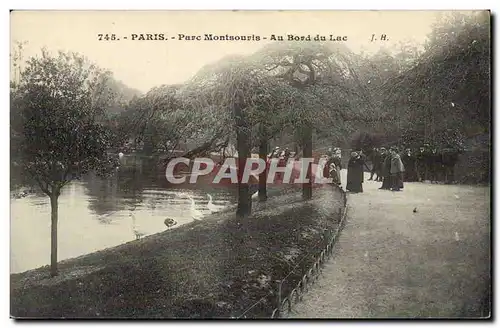 Paris - 14 - Parc de Montsouris - Au Bords du Lac Ansichtskarte AK