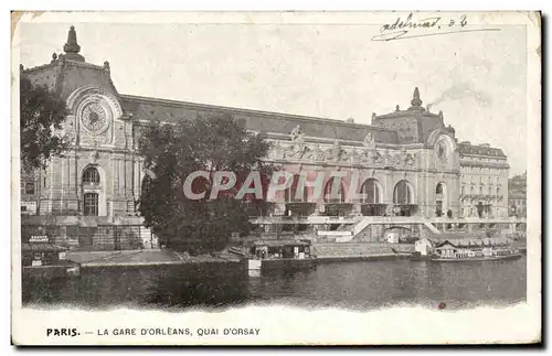 Paris - 14 - La Gare D&#39Orleans - Quai D&#39Orsay Cartes postales