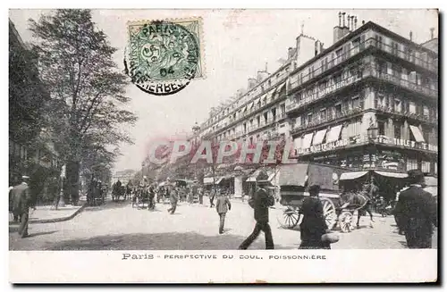Paris - 2 - Boulevard des Poissonniere Ansichtskarte AK