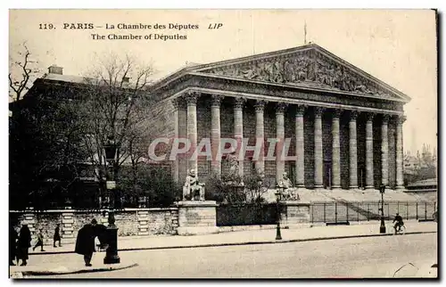 Paris - 1 - La Chambre des Deputes - Cartes postales