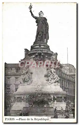 Paris - 10 - Place de la Republique - Cartes postales