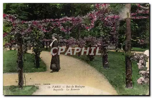 Paris - 16 - Bois de Boulogne - Bagatelle - La Roseraie - Ansichtskarte AK