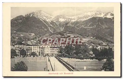 Austriche - a�sterreich - Tyrol - Tirol - Innsbruck - mit Mariahilf Cartes postales