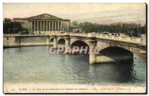 Paris - Le Pont de la Concorde et la Chambre des Deputes - Cartes postales