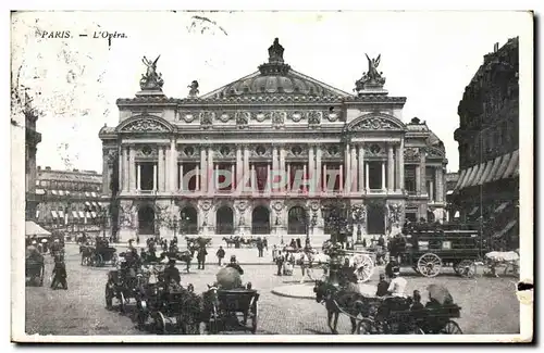 Paris - 9 - L&#39Opera - cheval - horse - Ansichtskarte AK