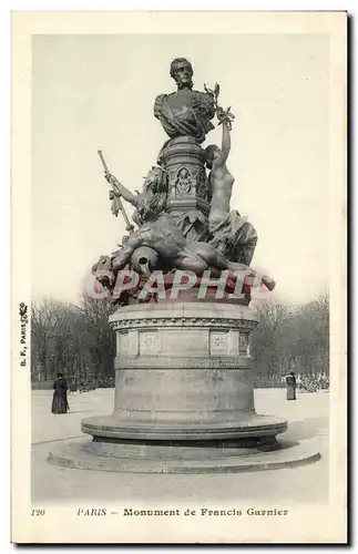 Paris - 1 - Monument de Francis Carnet - Cartes postales