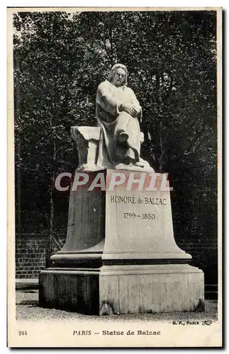 Paris - 16 - Statue de Balzac Cartes postales