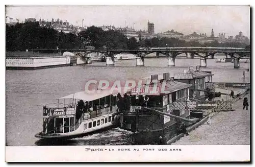 Paris - 1 - La Seine au pont des Arts -