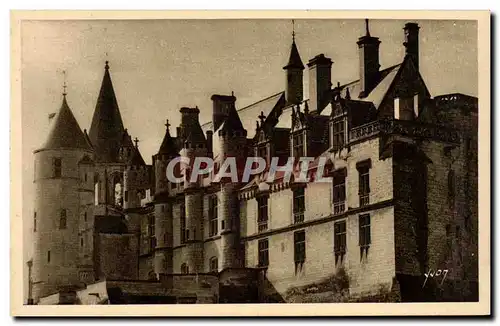 Loches - Le Chateau - Facade Orientale et Tour d&#39Agnes Sorel - Ansichtskarte AK