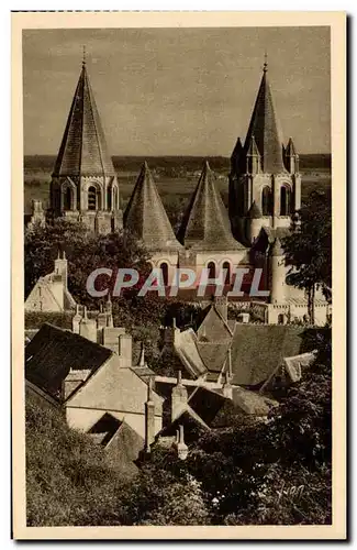 Loches - Le Chateau - La Collegiale Saint Ours - Ansichtskarte AK