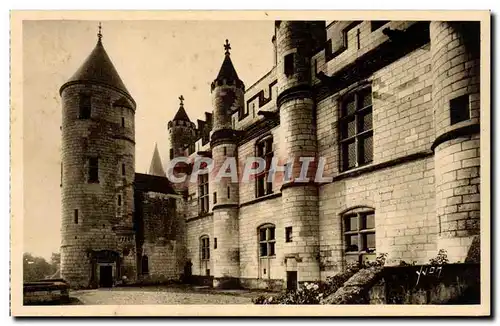 Loches - Le Chateau - Facade Orientale et Tou d&#39Agnes Sorel - Ansichtskarte AK