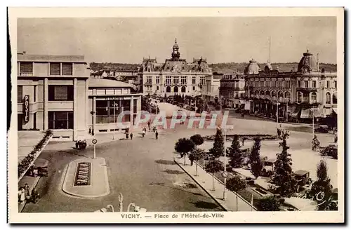 Vichy - Place de l&#39Hotel de Ville Cartes postales