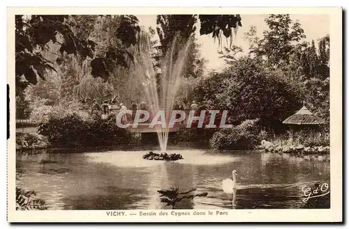 Vichy - Bassin des Cygnes dans le Parc Cartes postales