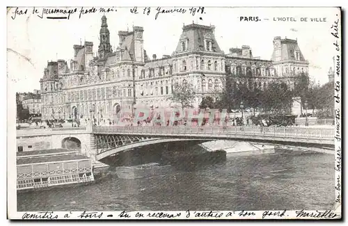 Paris - 4 - L&#39Hotel de Ville - Cartes postales