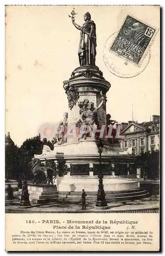 Paris - 10 - Place de la Republique Cartes postales